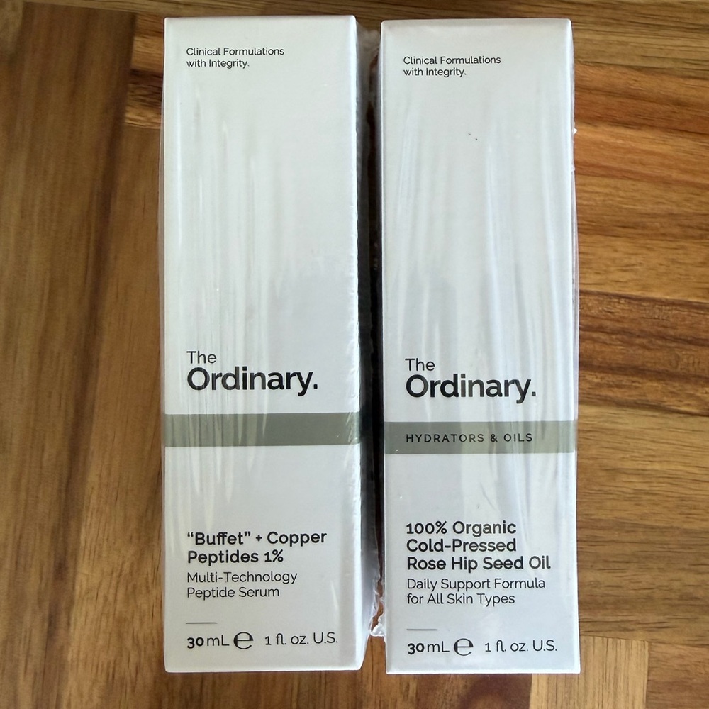 🆕 The Ordinary Duo - Buffet copper and Rose hip Oil